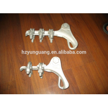 overhead line fitting strain tension clamp cable clamp electric power transmission line fitting pole hardware fitting